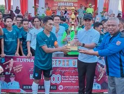 Bt. Bangun Juara Turnamen Sepak Bola HUT RI ke-80 di Kecamatan Rilau Ale