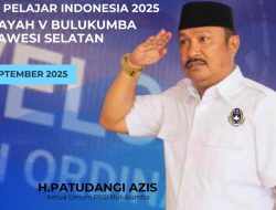 Ketua PSSI Bulukumba Puji Kolaborasi  Pihak Penyelengara LPI dengan Sponsor Untuk Dukung Pembinaan Sepakbola Usia Muda*