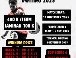 Turnamen Sepakbola Mini Batu Ganrang Dwitiro 2025 Siap Digelar, Perebutkan Total Hadiah Belasan Juta Rupiah!