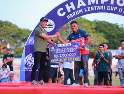 Ronald Regen Dinobatkan Pelatih Terbaik di Harum Lestari Cup II*