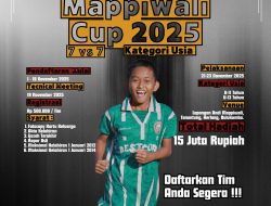 Andi Mappiwali Cup 2025 Siap Digelar, Total Hadiah 15 Juta Rupiah!