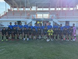 Laga Persahabatan Penuh Sportivitas, Mentari Pagi dan Enrekang Berbagi Skor 1-1 di Stadion Mini Bulukumba