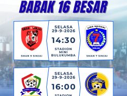 BREAKING NEWS: DERBI SINJAI MEMBARA! SMAN 9 VS SMAN 7, 90 MENIT UNTUK SATU TIKET 8 BESAR LPI